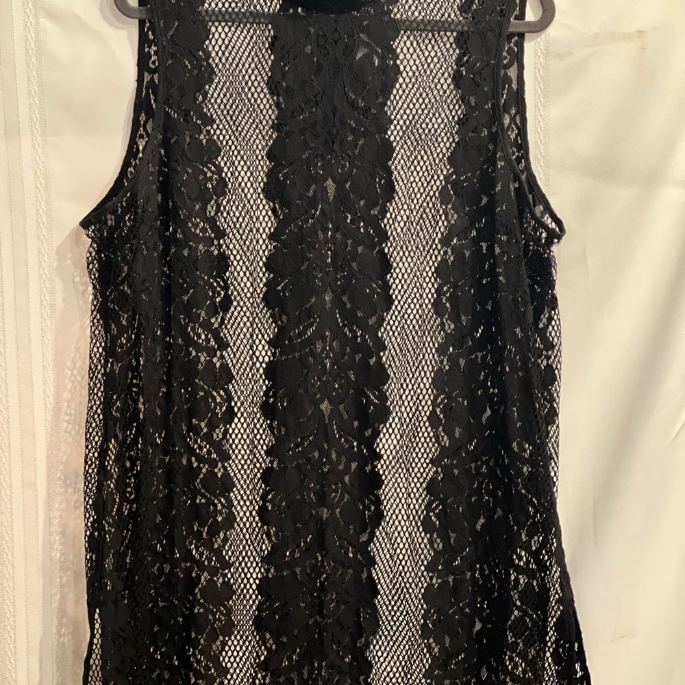 Black swim cover up